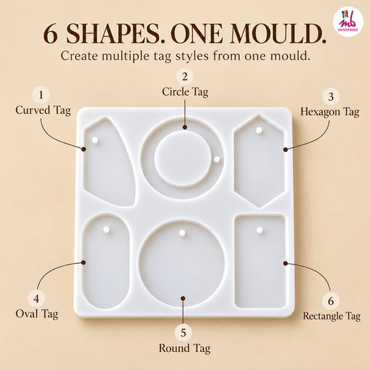 6pcs Tag Mould