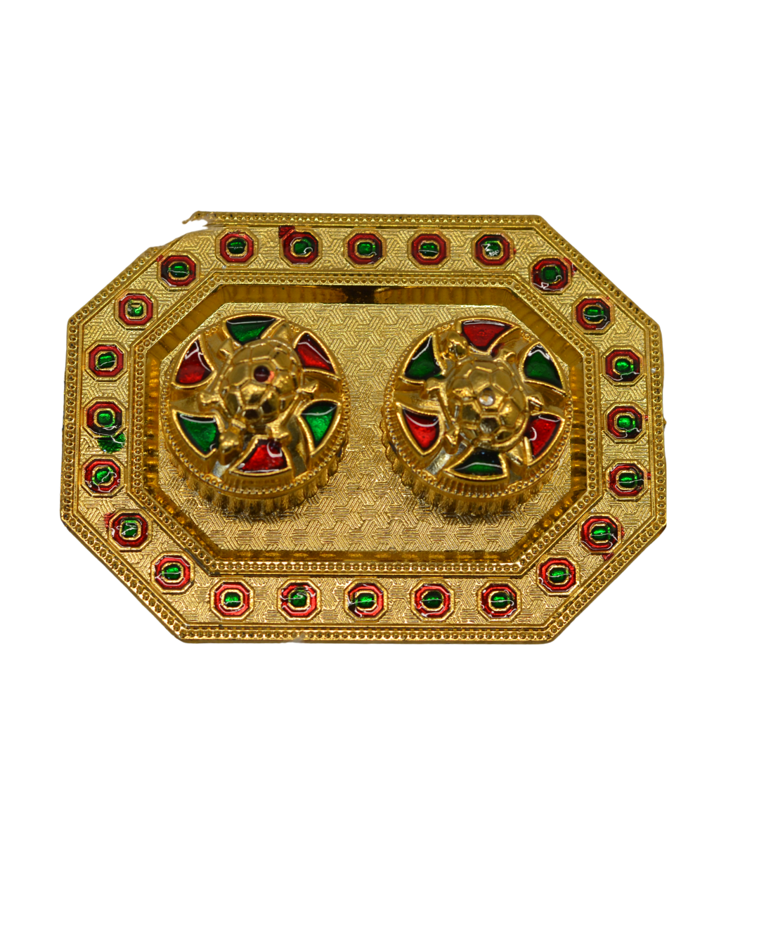 rectangle shaped pooja thali