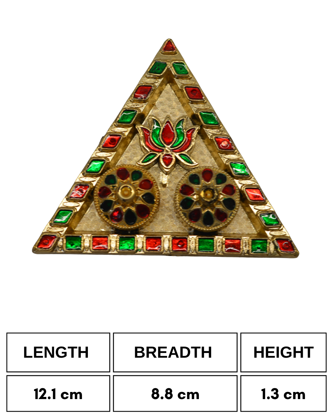Triangle Pooja Thali