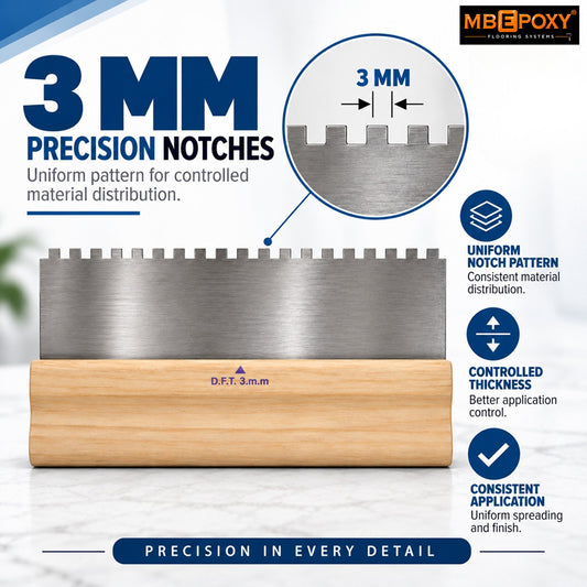 Notch Trowel 3mm