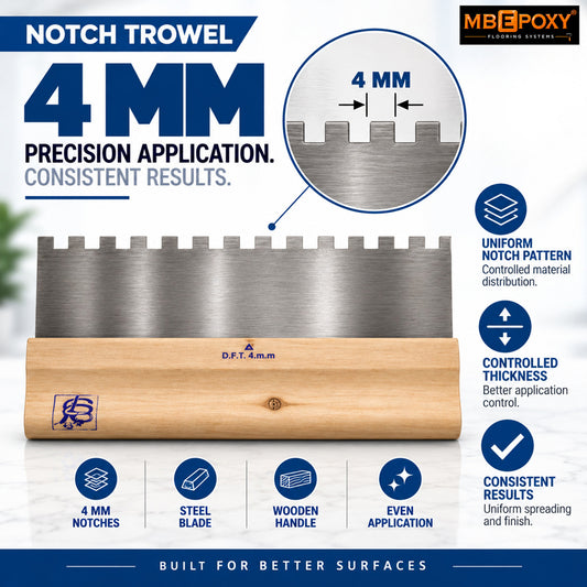 Notch Trowel 4mm