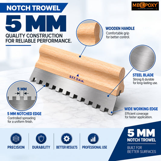 Notch Trowel 5mm