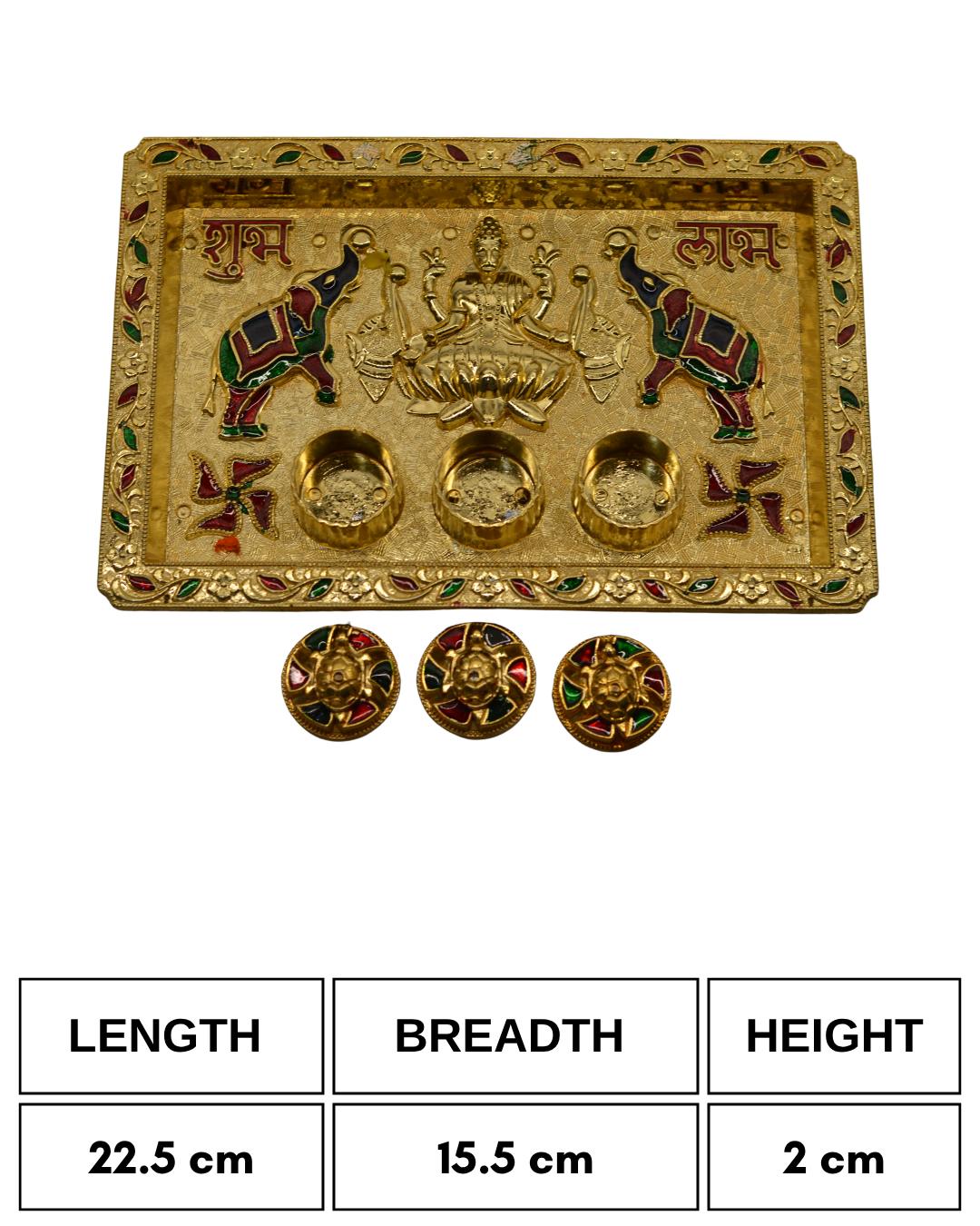 6"*9"laxmi hathi thali