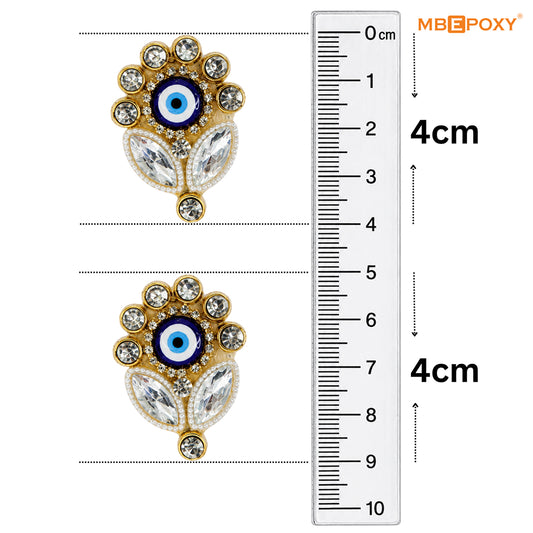 Evil Eye Rhinestone Charm