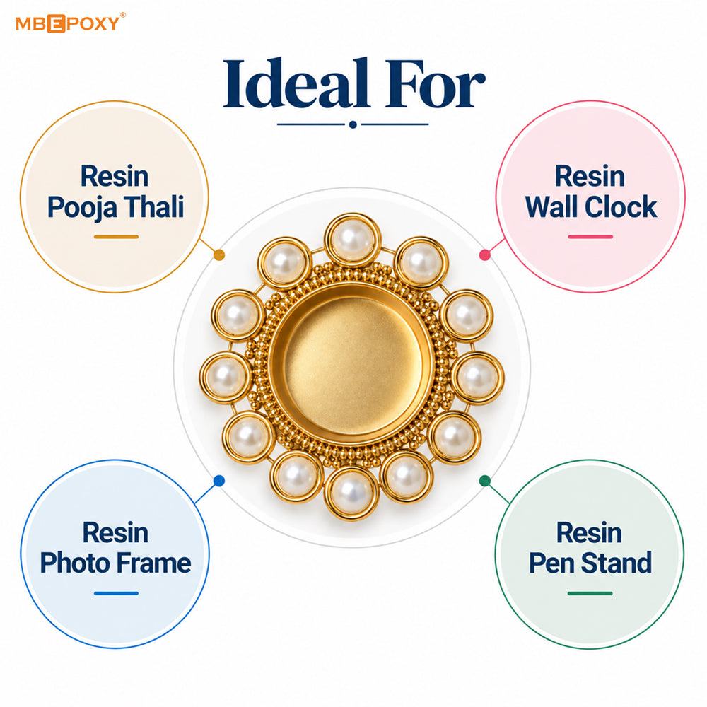 Resin Pooja Thali Moti Diya