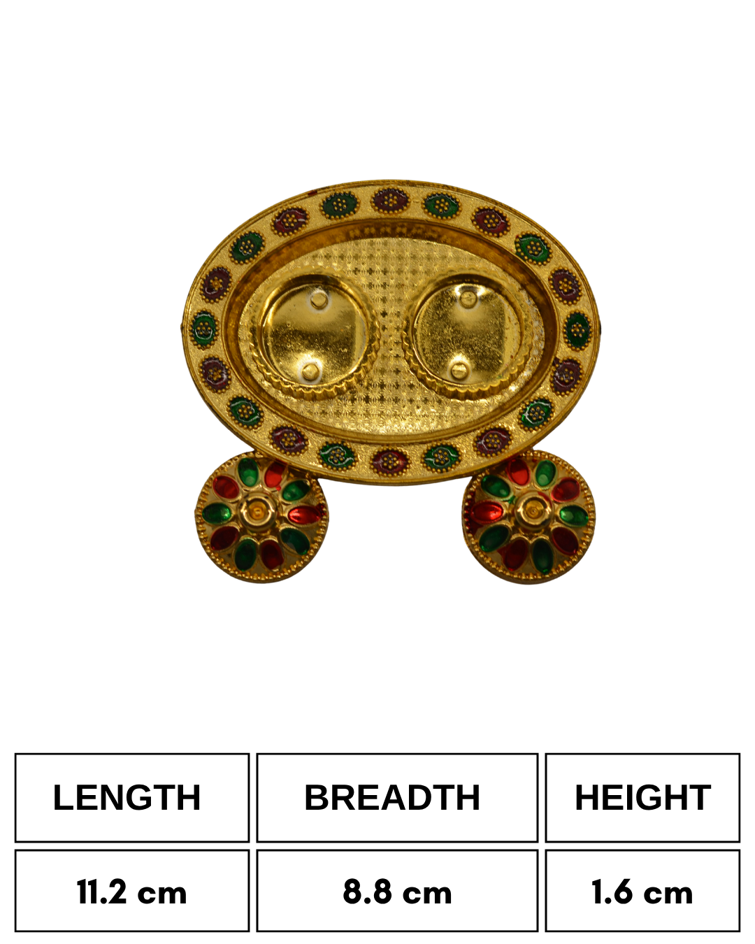 Big Oval pooja thali