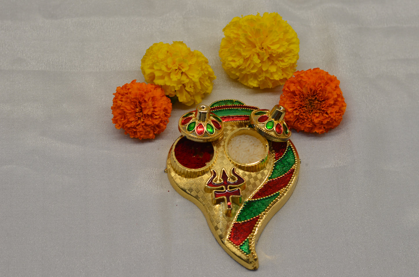 Shankh 3d pooja thali