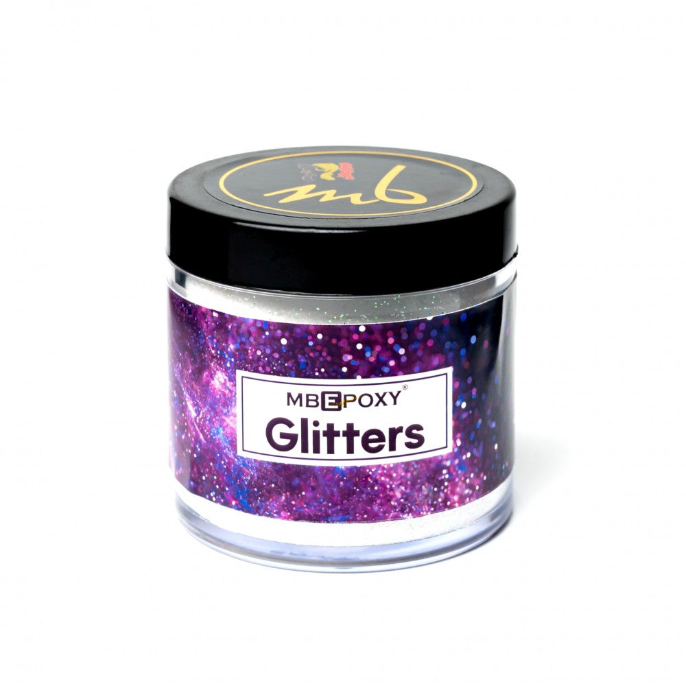 MB Glitters RB White