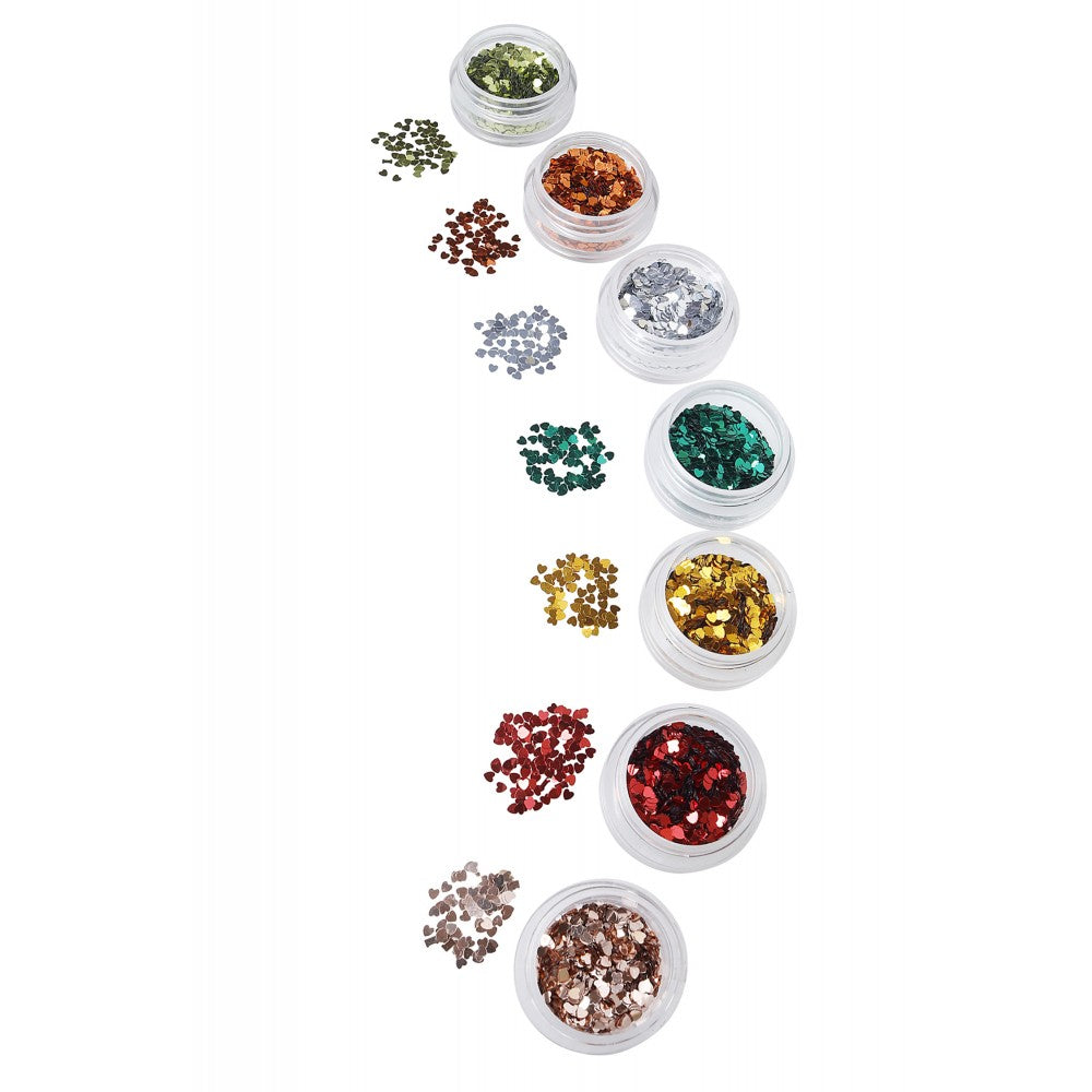 MB Heart Glitter Set