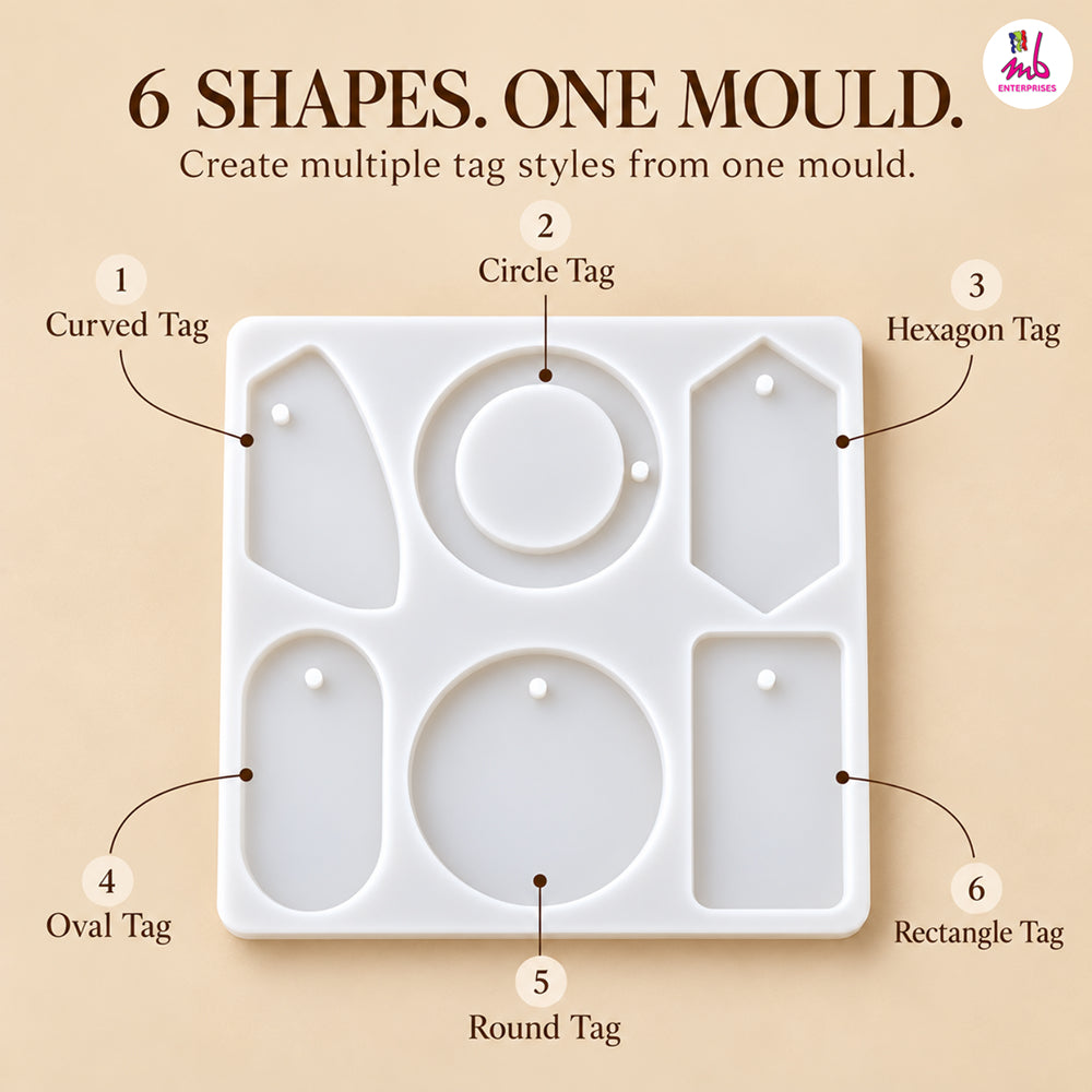 6pcs Tag Mould