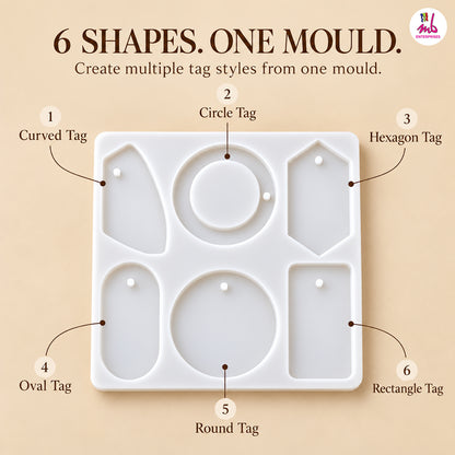 6pcs Tag Mould