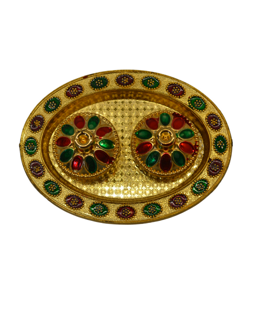 Big Oval pooja thali