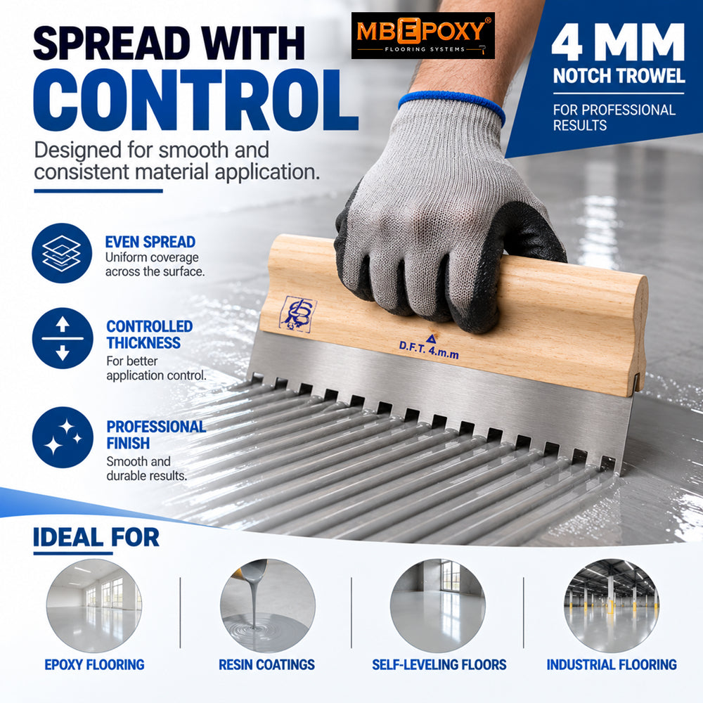 Notch Trowel 4mm