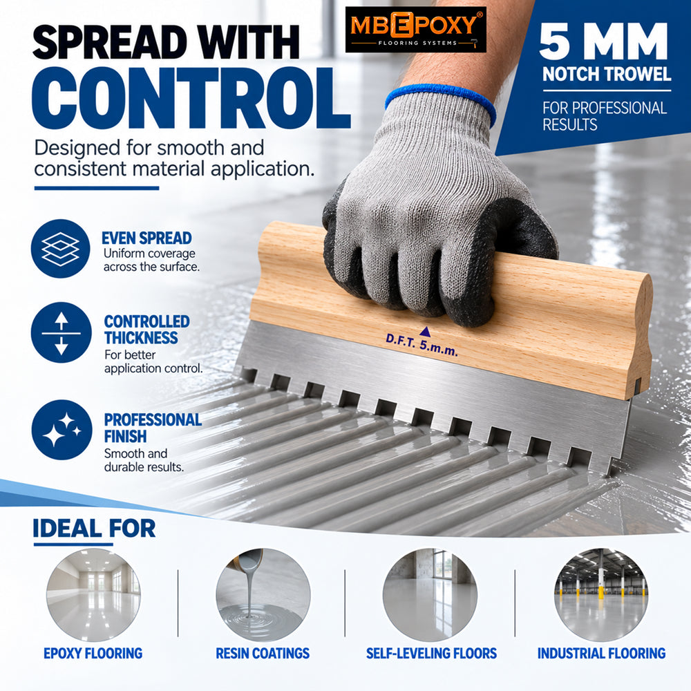Notch Trowel 5mm