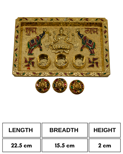 6"*9"laxmi hathi thali