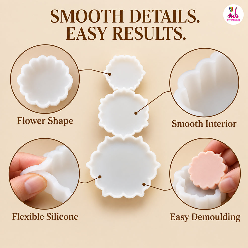 3 in 1 Flower Mould