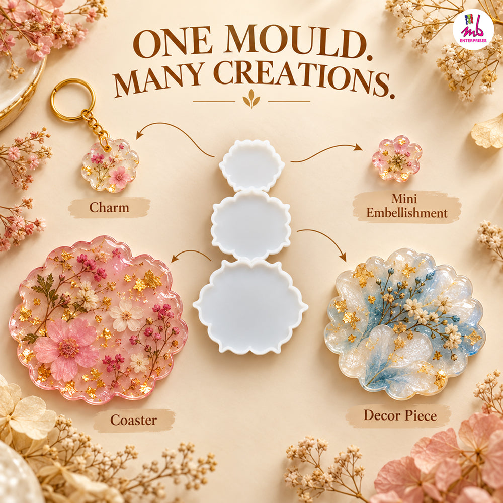 3 in 1 Flower Mould