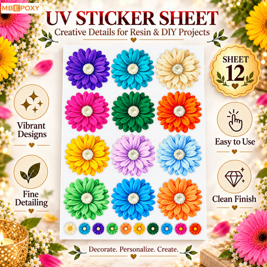 Rainbow Daisy Grid