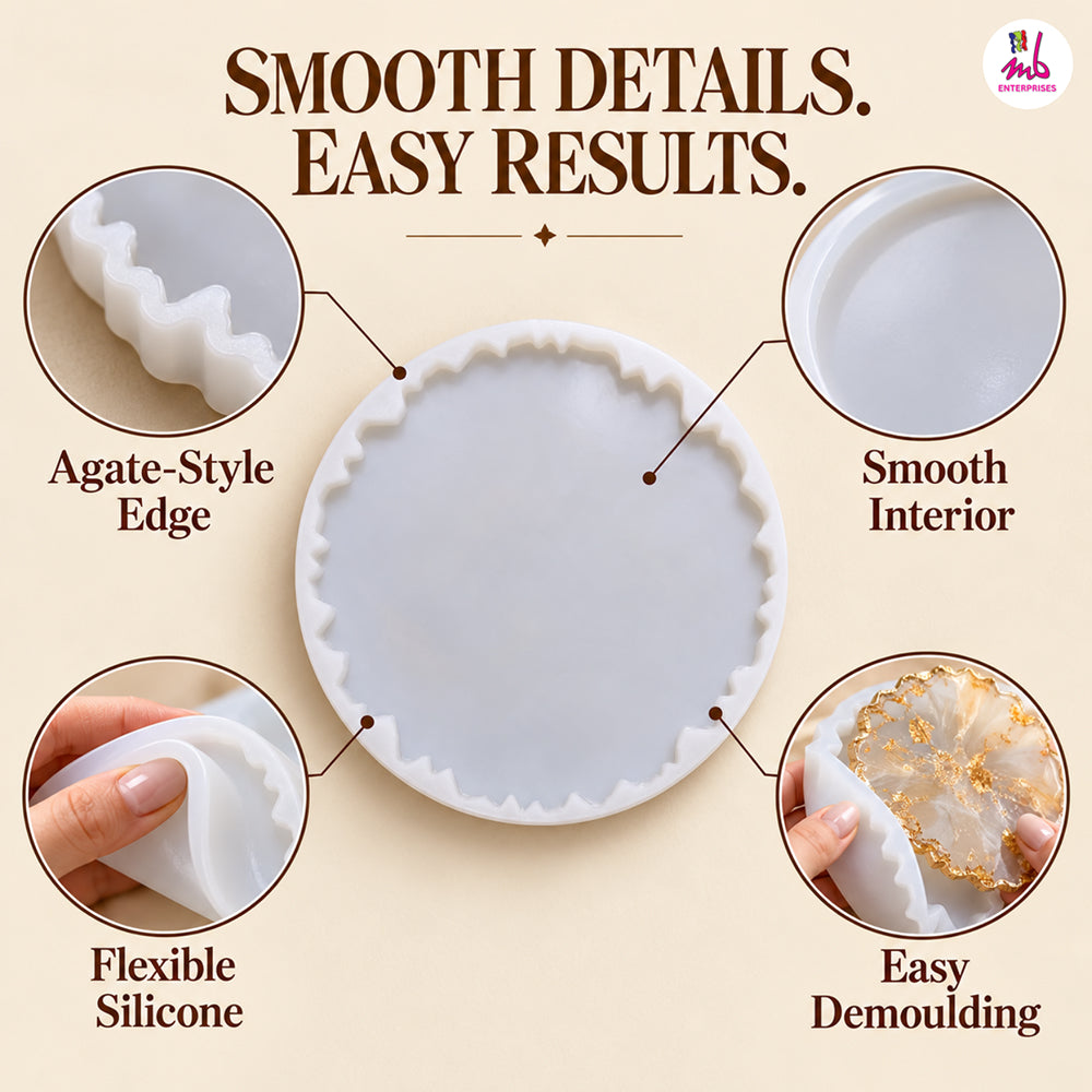 8inch Round Agate Thin Mould