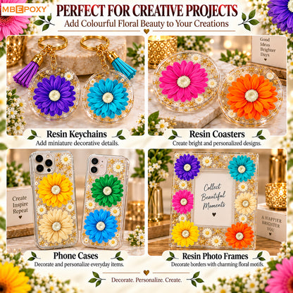 Rainbow Daisy Grid