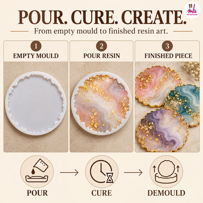 8inch Round Agate Thin Mould
