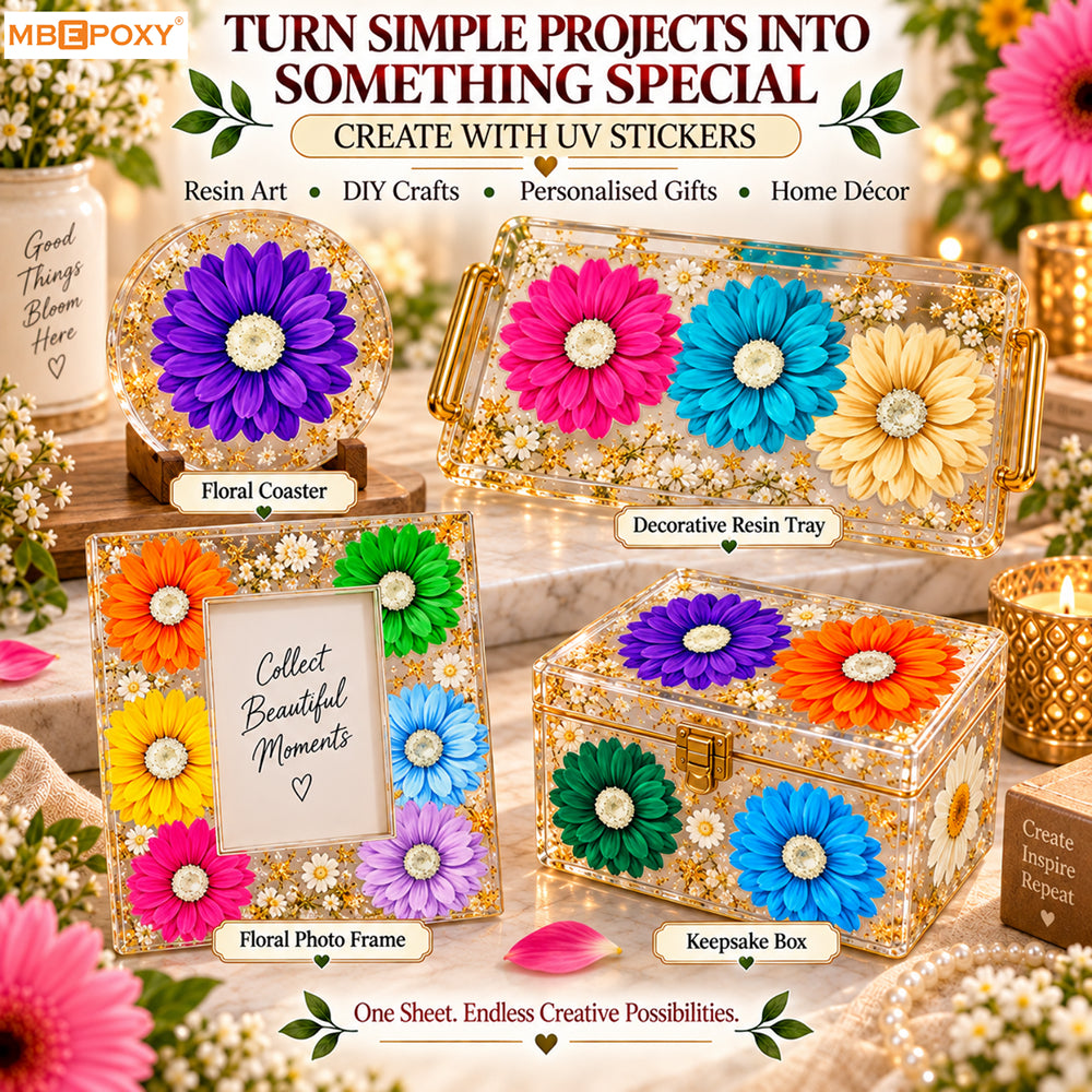 Rainbow Daisy Grid