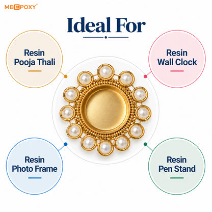 Resin Pooja Thali Moti Diya