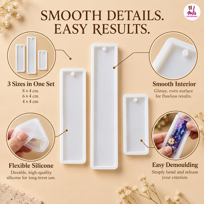 3pcs Book Mark Mould