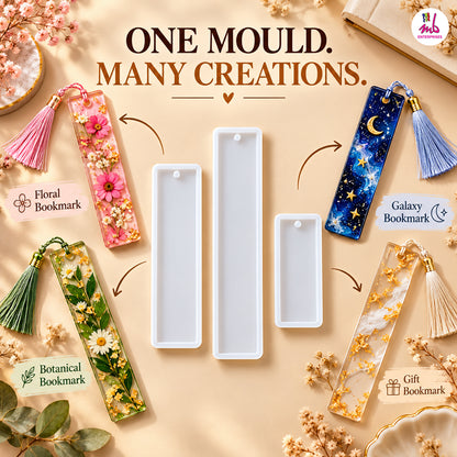 3pcs Book Mark Mould