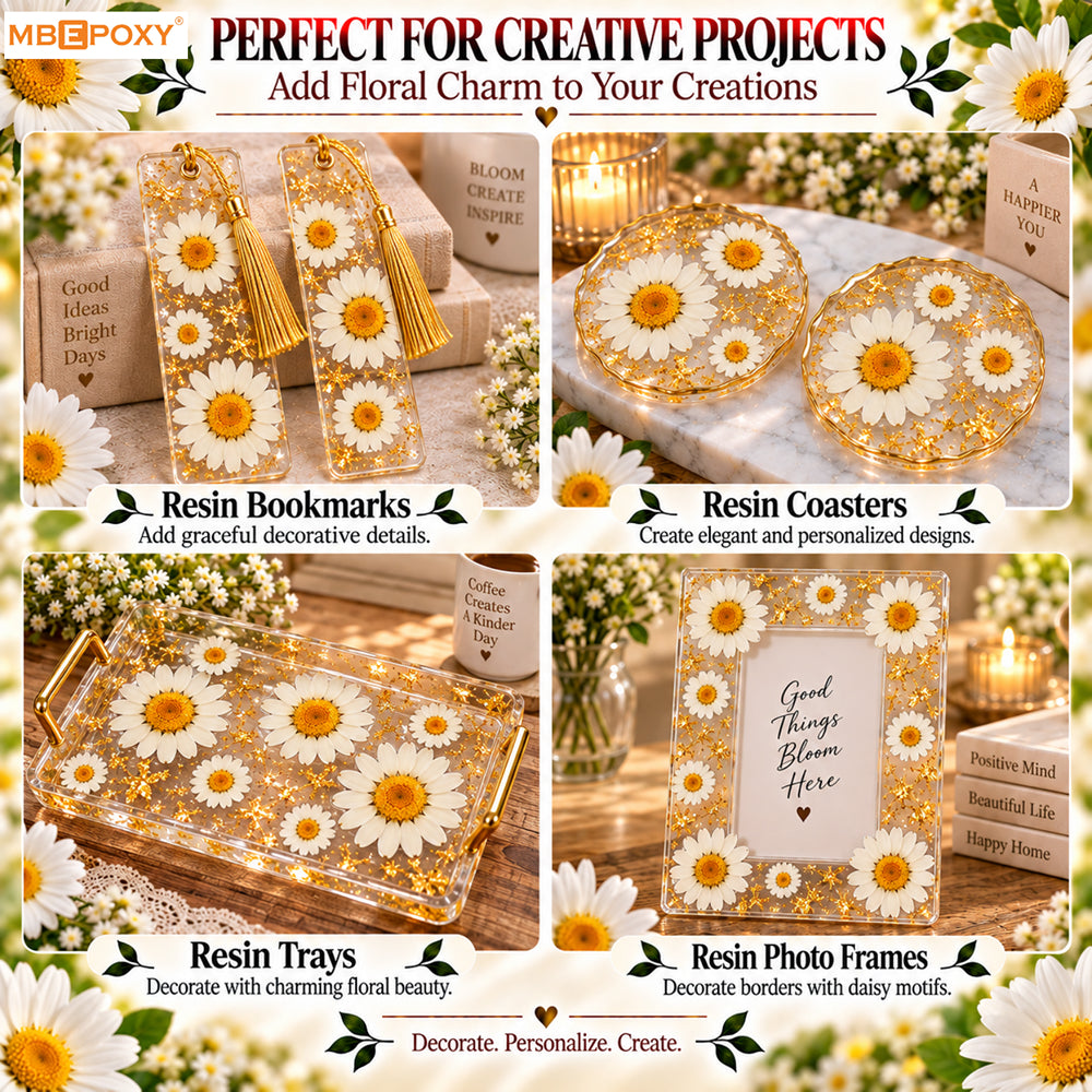 White Daisy Grid