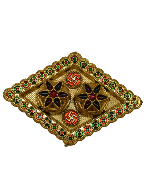 Barfi pooja thali