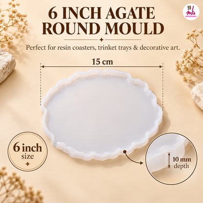 6inch Agate Round Mould