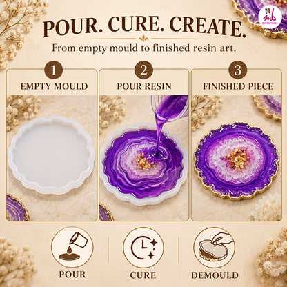6inch Agate Round Mould