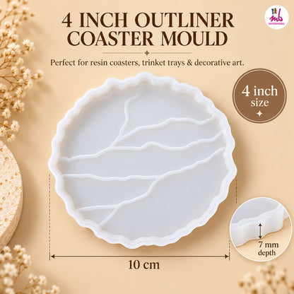 4inch Outliner Coaster Mould