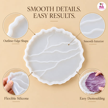 4inch Outliner Coaster Mould