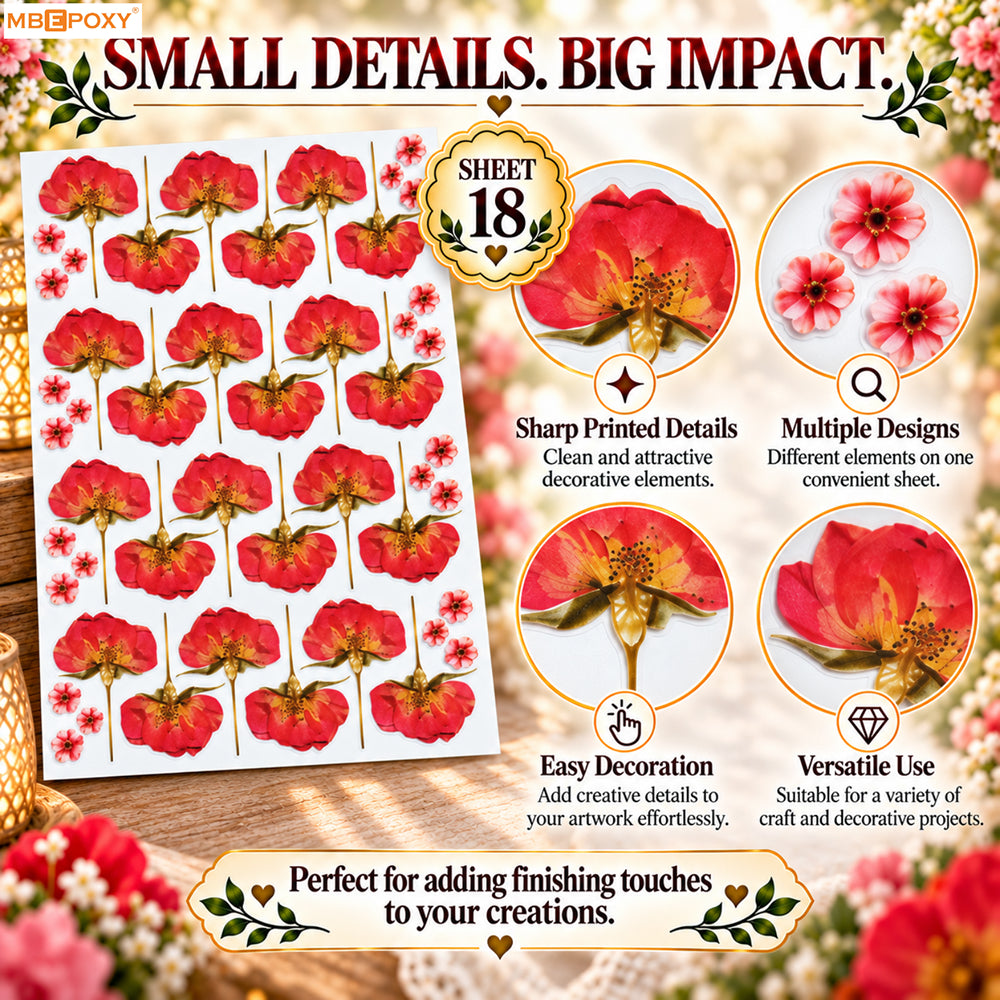 Red Poppy Grid