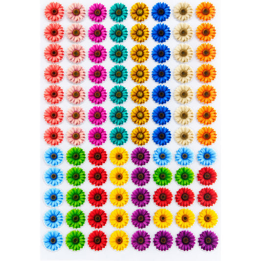 Rainbow Flower Dots