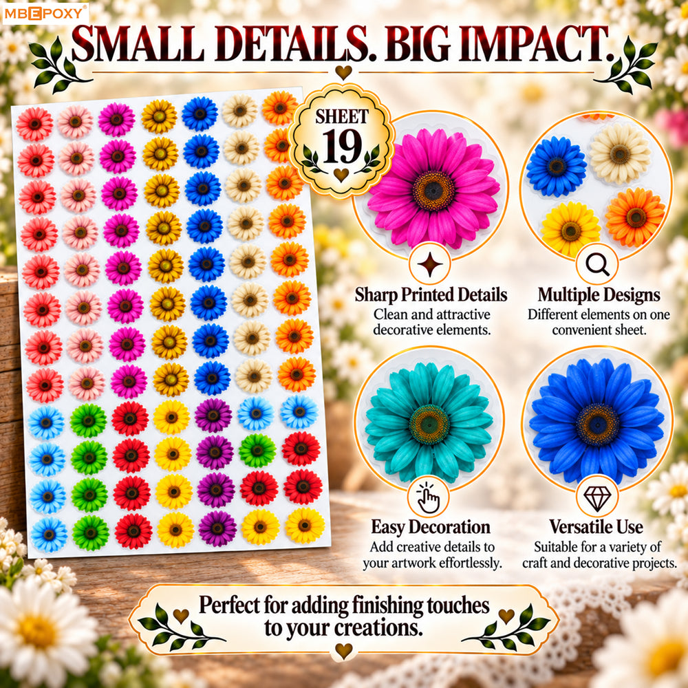 Rainbow Flower Dots