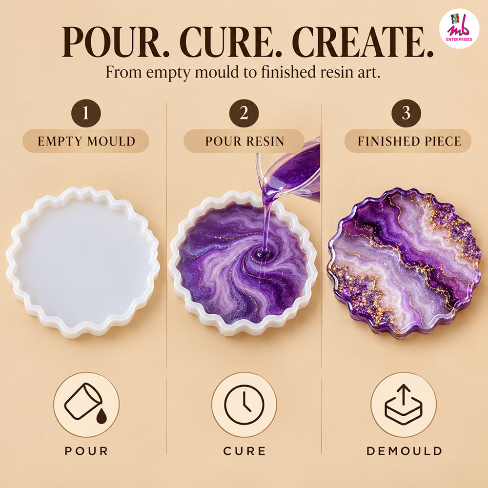 4inch Agate Coaster Old Mould