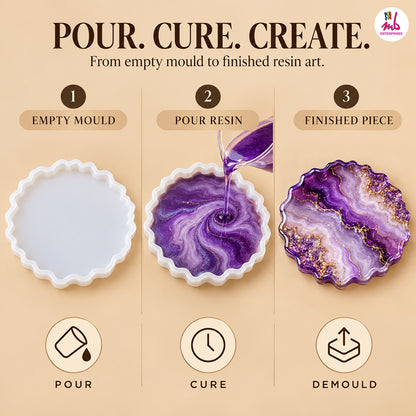 4inch Agate Coaster Old Mould