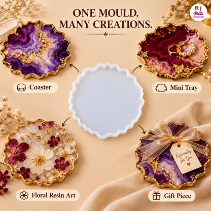4inch Agate Coaster Old Mould