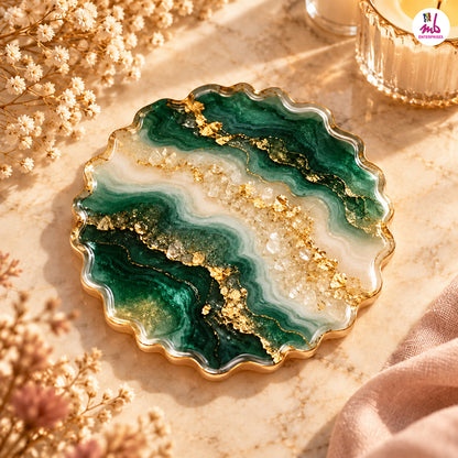 4inch Agate Coaster Old Mould