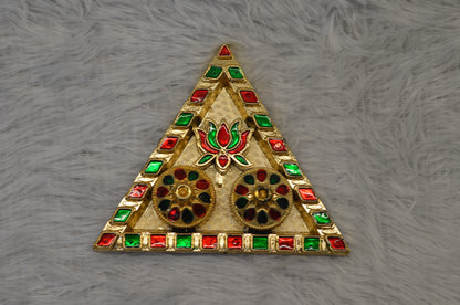 Triangle Pooja Thali