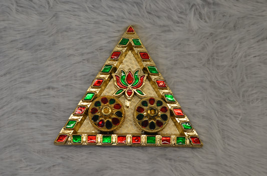 Triangle Pooja Thali