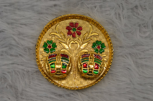 3"round pooja thali