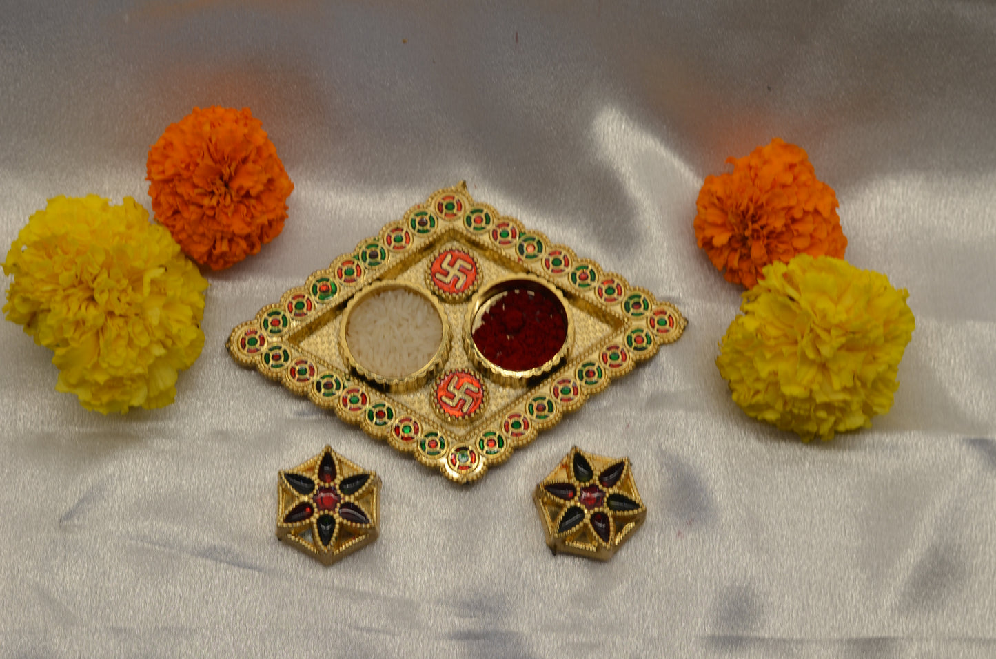 Barfi pooja thali