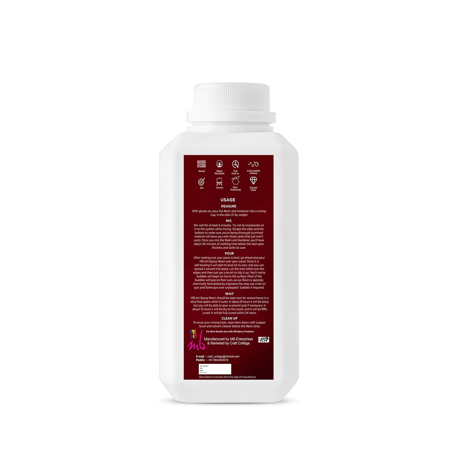 MBEPOXY® Table Top Deep Cast Resin (18-20 MM)