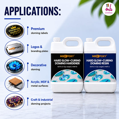 MBEPOXY® Hard Slow-Cure Doming Resin