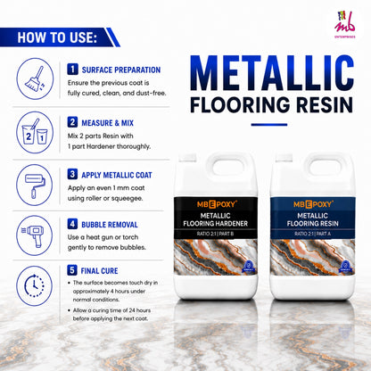 MBEPOXY® Metallic Flooring Resin
