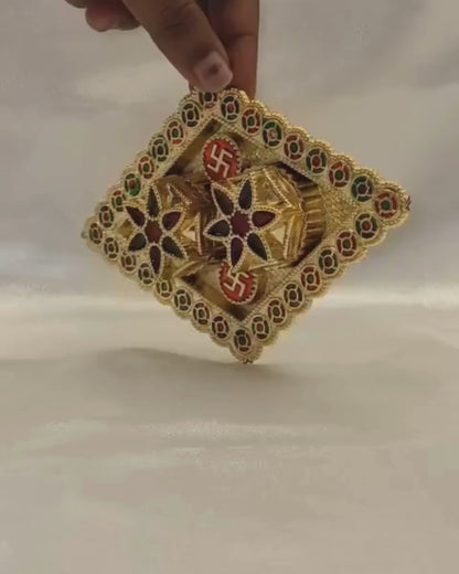 Barfi pooja thali